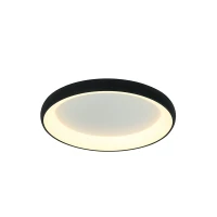 Reguliuojamo Ryškumo LED Lubinis Šviestuvas 40cm Matinis Juodas 32W 3000K - Nuotrauka 1