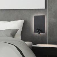Black Matt Surface LED Wall Light - Image 1