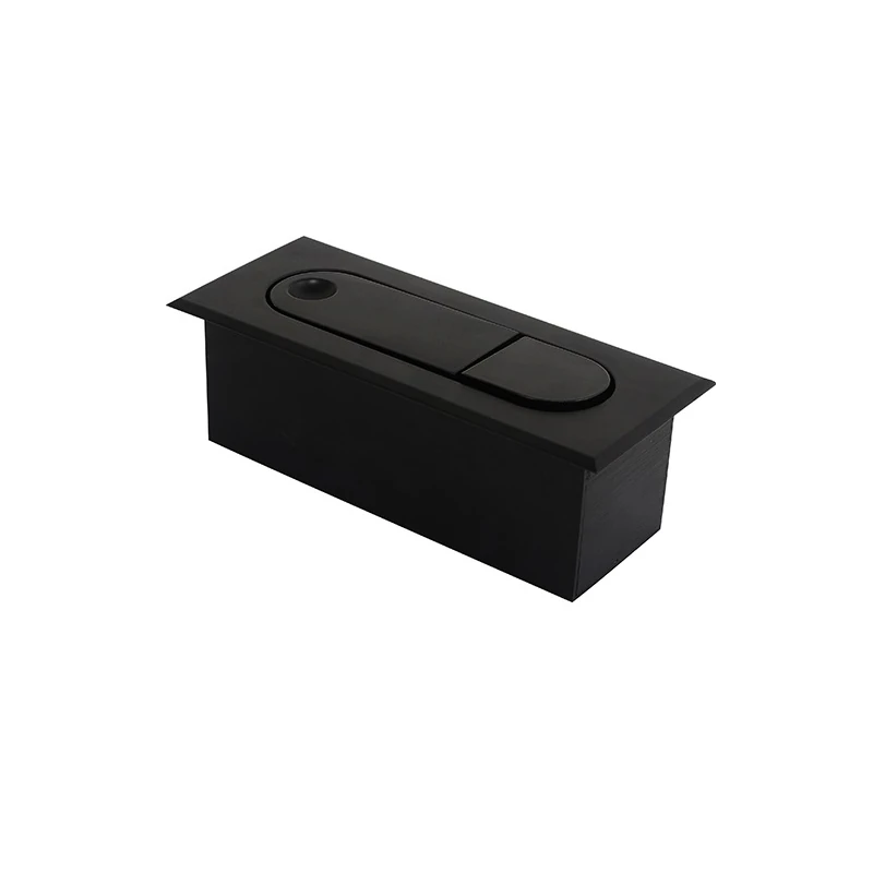 Recessed Concealed LED Wall Light 3W 3000K Black Matt