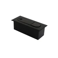 Recessed Concealed LED Wall Light 3W 3000K Black Matt - Image 2