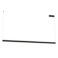 LED linijinis pakabinamas šviestuvas 202 cm – juodas, TRIAC - Image 1