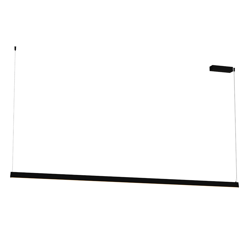 LED linijinis pakabinamas šviestuvas 202 cm – juodas, TRIAC