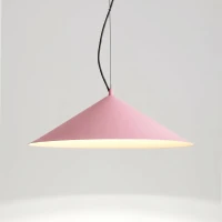 Pendant lamp 50 cm – cone shade, pink, LED 3000K - Image 4