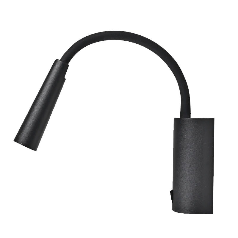 Black Flexible LED Wall Sconce 3W 3000K