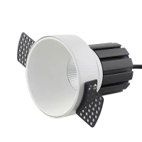 Trimless Recessed LED Spotlight 9W 3000K, Sandy White - Image 1
