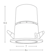 Recessed LED Spot Light 15W 3000K (White/Black) - Image 3