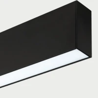 Įleidžiamas Linijinis LED Profilis, Juodas, 3000K, DALI, 254cm - Nuotrauka 4