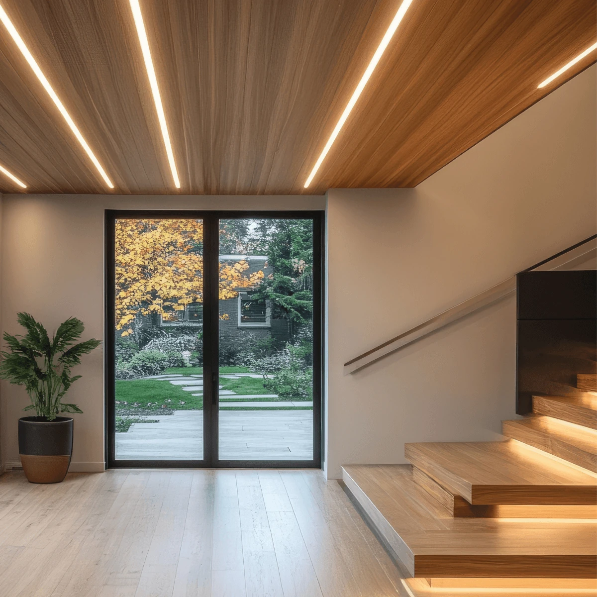 Trimless Linear LED Profile, Black, 3000K DALI, 338cm