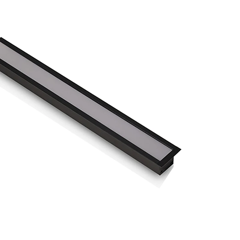 Įleidžiamas Linijinis LED Profilis – Juodas, 3000K, DALI