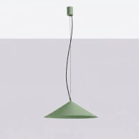 Pakabinamas šviestuvas 50 cm – kūgio formos, šalavijo spalvos, TRIAC - Nuotrauka 8
