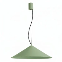 Pendant lamp 50 cm – conical, sage, LED 4000K - Image 2