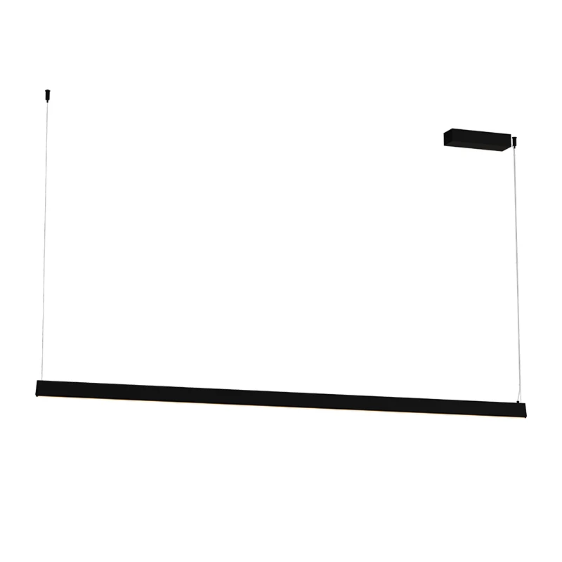 LED linijinis pakabinamas šviestuvas 152 cm – juodas, TRIAC