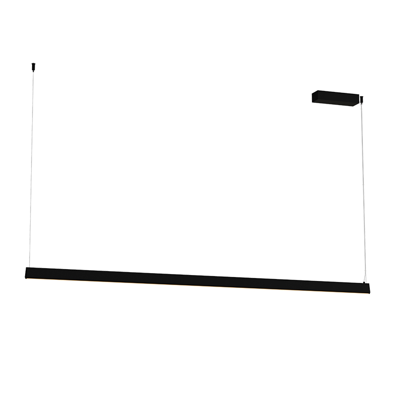 LED linijinis pakabinamas šviestuvas 152 cm – juodas, TRIAC - Nuotrauka 4