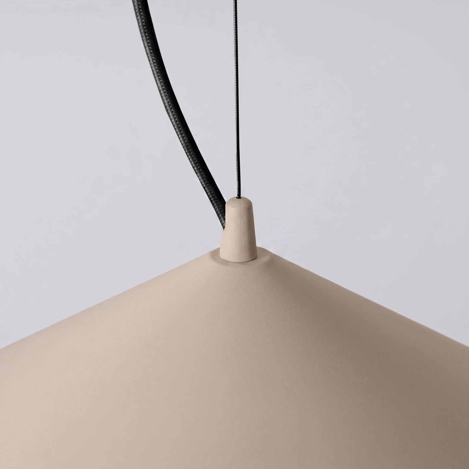 Pendant lamp 7.5W – conical, taupe, CRI90