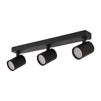 Matt Black Surface 3-Spot Ceiling Light - Image 1
