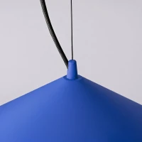 Pendant lamp 50 cm – conical, ultramarine, TRIAC control - Image 6