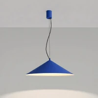Pakabinamas šviestuvas 50 cm – kūgio formos, ultramarinas, LED 4000K - Nuotrauka 1