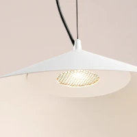 Pakabinamas šviestuvas 50 cm – kūginis, baltas, TRIAC pritemdomas - Nuotrauka 5