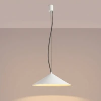 Pakabinamas šviestuvas 50 cm – kūginis, baltas, TRIAC pritemdomas - Nuotrauka 9