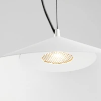 Pakabinamas šviestuvas 50 cm – kūgio formos, baltas, LED 4000K - Nuotrauka 5