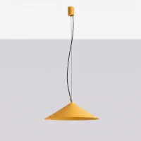 Pakabinamas šviestuvas 50 cm – kūgio formos, geltonas, LED 3000K - Nuotrauka 8