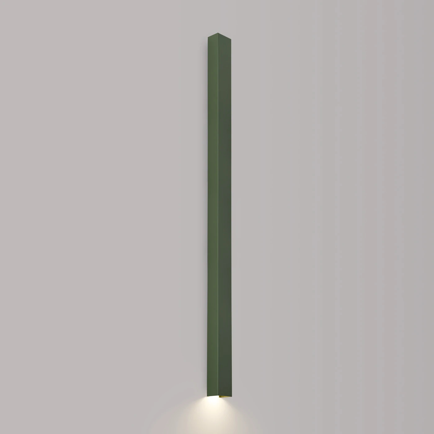 Sieninis šviestuvas 150 cm – linijinis, alyvuogių žalias, GU10
