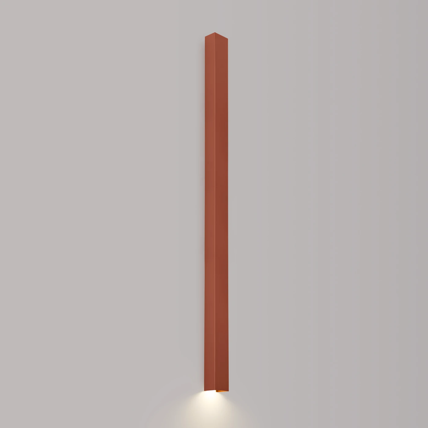 Wall lamp 150 cm – linear, red ochre, GU10