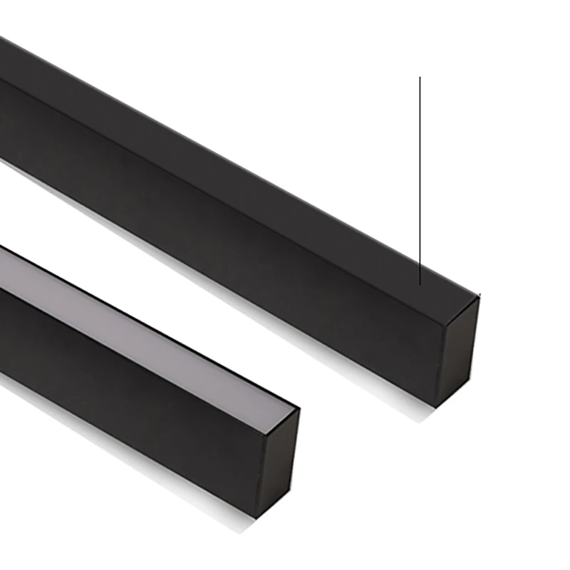 Pendant LED Linear Profile Black