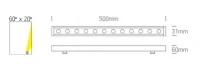 A-W LED Wall Washer, 12W, 3000K, IP66 - Image 3