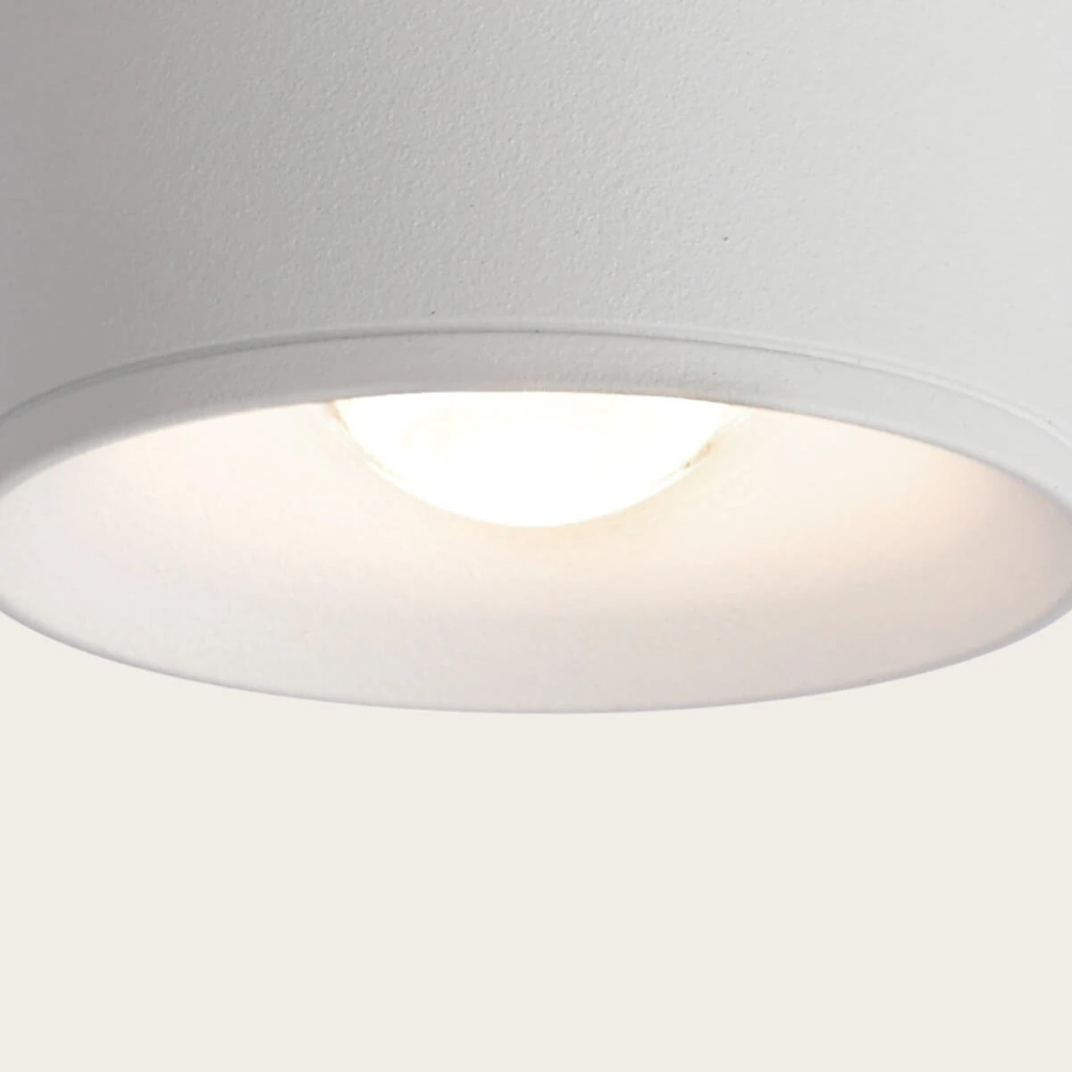 White Surface-Mounted LED Ceiling Spot D80 IP54