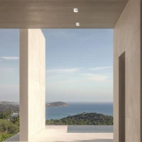 White Surface-Mounted LED Ceiling Spot D80 IP54 - Image 1