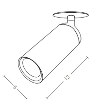 Recessed LED Spot 9W 3000K White Matt - Image 2