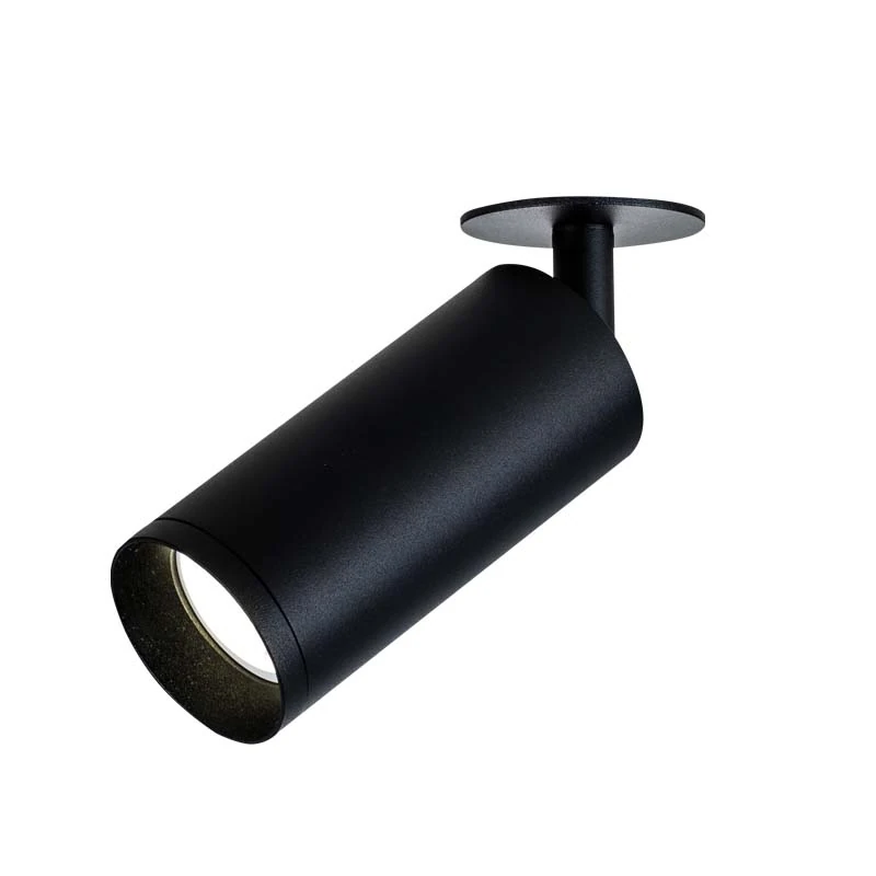 Recessed LED Spotlight 9W 3000K Black Matt (Ø6cm, L13cm)