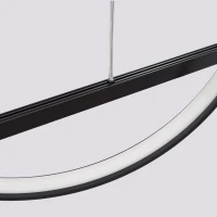 Pendant lamp 46W – ring with line, black, CRI93 - Image 7