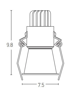 Recessed LED Spot Light 10W 3000K