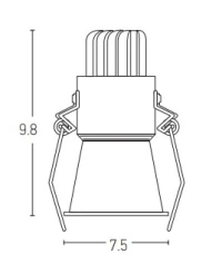 Recessed LED Spot Light 10W 3000K - Image 3