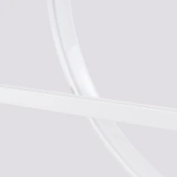 Pendant light 120 cm – ring and line, white, LED 46W - Image 8