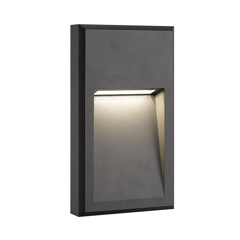 Outdoor LED Step Light Graphite 6W 3000K IP65