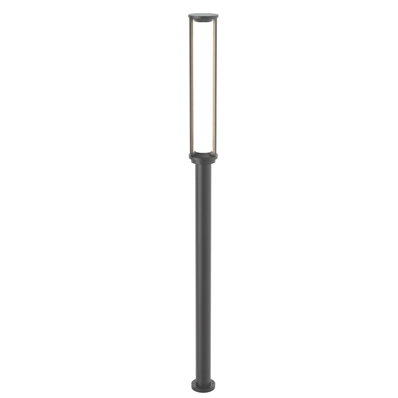 Outdoor LED Lamp Post 2.2m, 17W 3000K, Graphite IP65