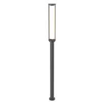 Outdoor LED Lamp Post 2.2m, 17W 3000K, Graphite IP65 - Image 2