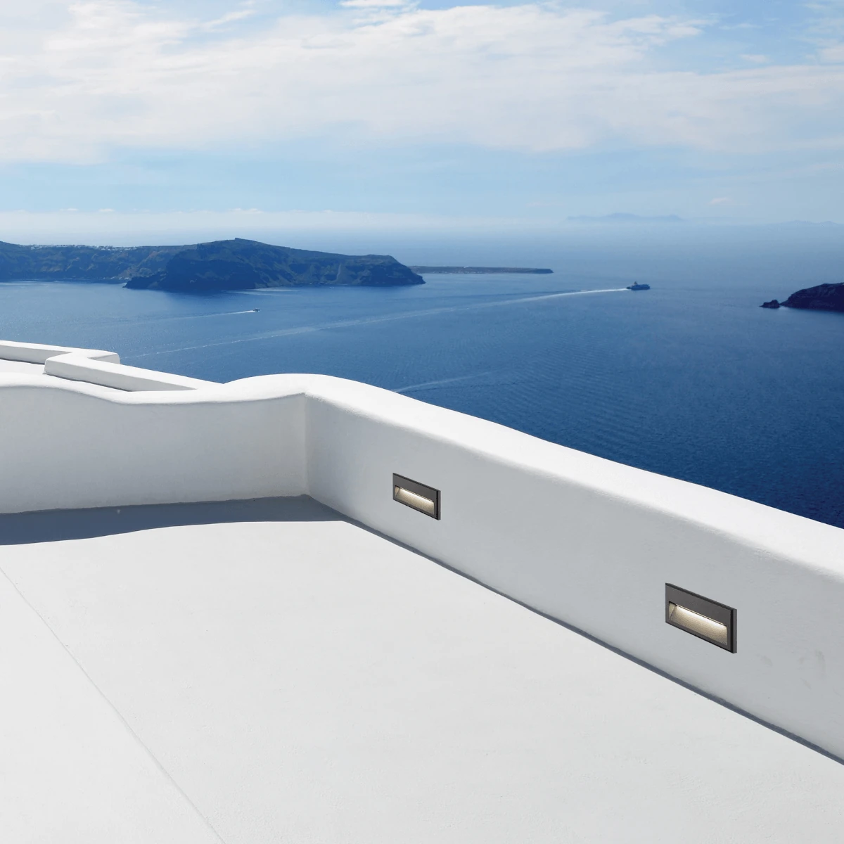 Outdoor Surface LED Step Light, Graphite, IP65