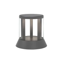 Modern Graphite Outdoor Bollard Light - Image 2