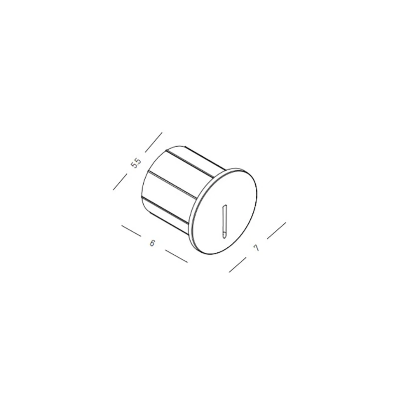 Recessed Outdoor LED Step Light 3W IP65 Sandy White