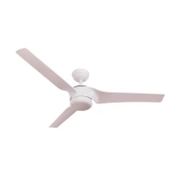 Ceiling Fan with Light, White Matt, Ø152cm - Image 1