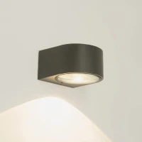 Graphite Outdoor LED Wall Light, 5W 3000K, IP54