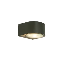 Grafito spalvos lauko LED sieninis šviestuvas, 5W 3000K, IP54 - Nuotrauka 2