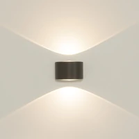 Lauko LED šviestuvas 10W IP54 grafito (aukštyn/žemyn) - Nuotrauka 3