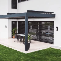 Black Oval LED Outdoor Wall Light IP54 - Image 3