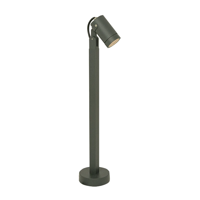 Adjustable Graphite Outdoor Bollard Light IP54