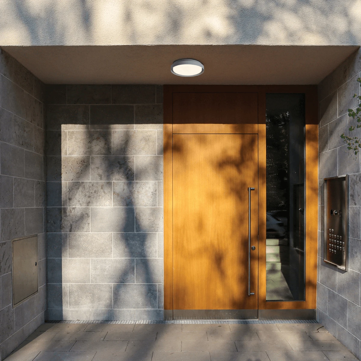 Outdoor LED Ceiling Light 20W 3000K IP65 White